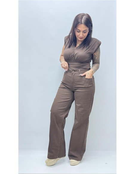 PANTALON DIJON MARRON