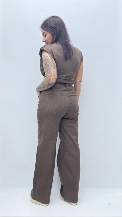 PANTALON DIJON MARRON