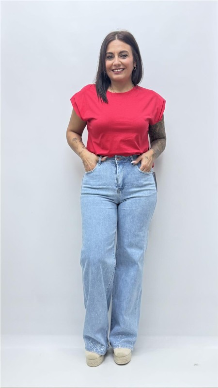 PANTALON PINTAS VAQUERO