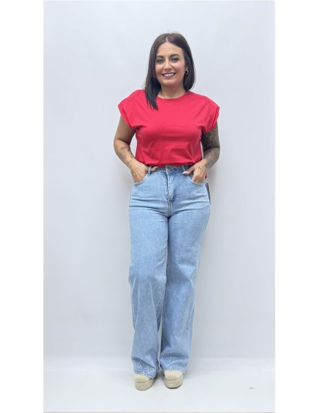 PANTALON PINTAS VAQUERO