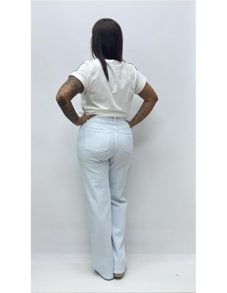 PANTALON CRUZADO AZUL