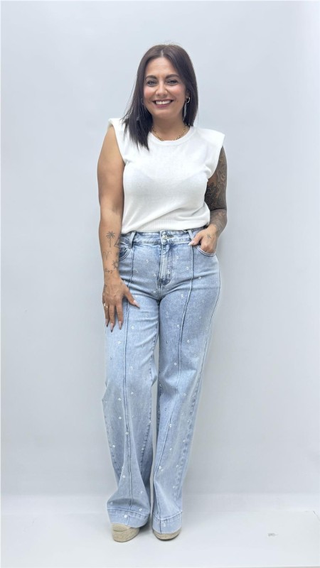 PANTALON TACHAS VAQUERO