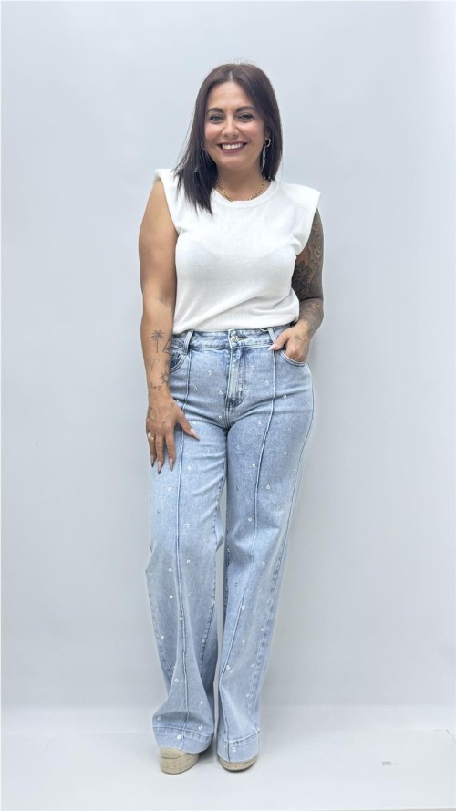 PANTALON TACHAS VAQUERO