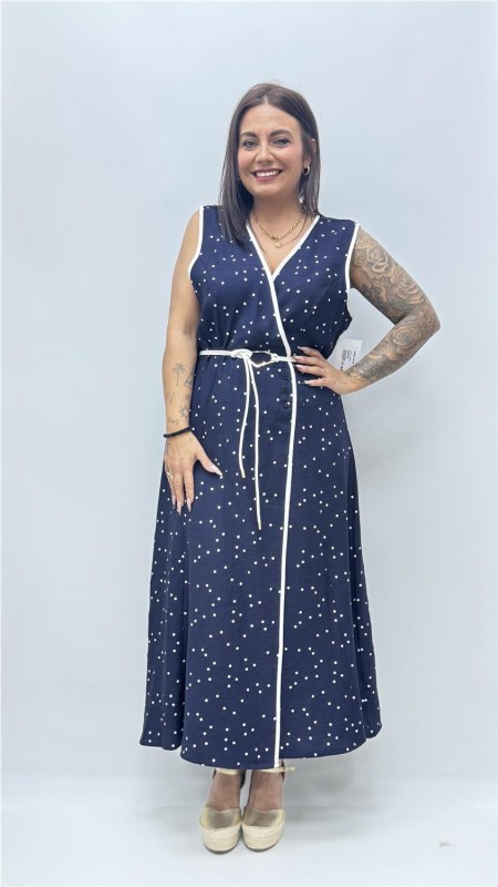 VESTIDO CASERES VAQUERO OSCURO