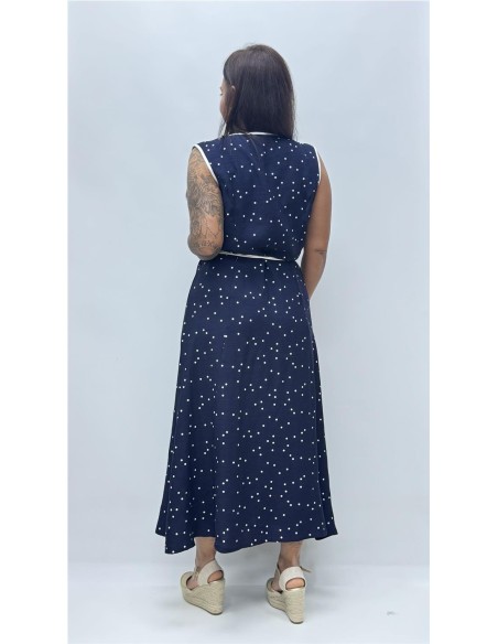 VESTIDO CASERES VAQUERO OSCURO