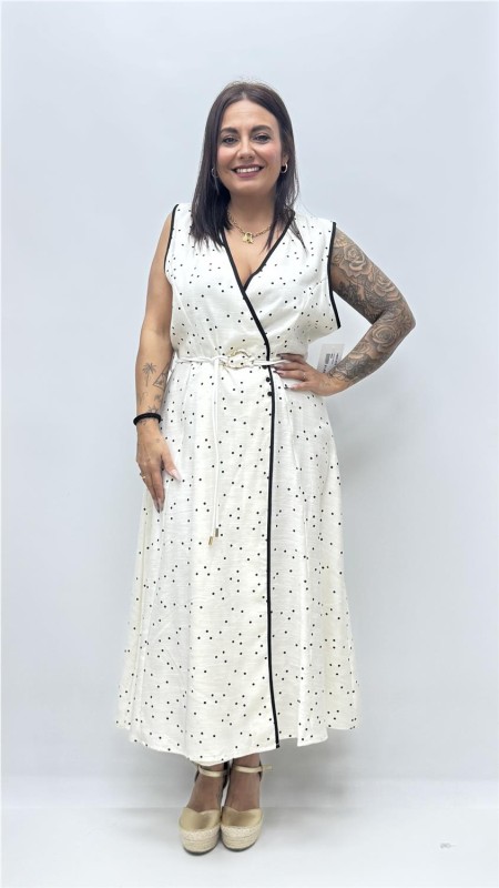 VESTIDO CASERES BEIG