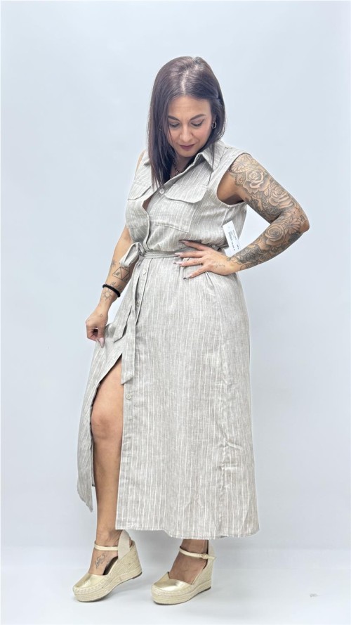 VESTIDO AGATA GRIS