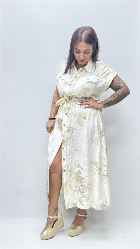 VESTIDO AMAPOLA BEIG 2