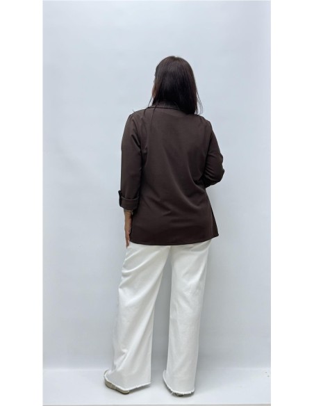 BLAZER ANABEL MARRON