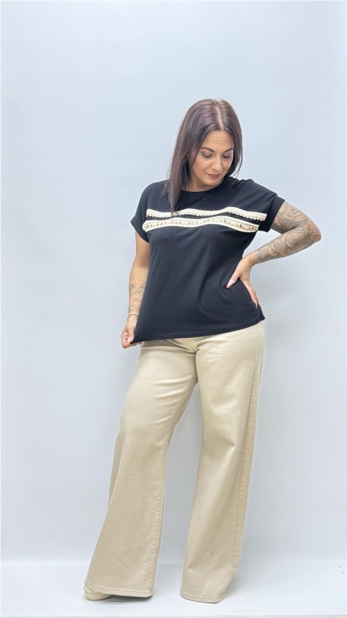 CAMISETA VERANO NEGRO