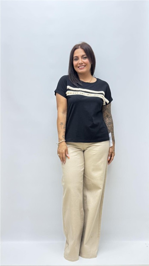 CAMISETA VERANO NEGRO