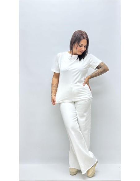 CAMISETA MARIPOSA BLANCO