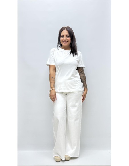 CAMISETA MARIPOSA BLANCO