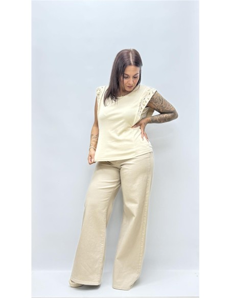 CAMISETA ROCIO BEIG