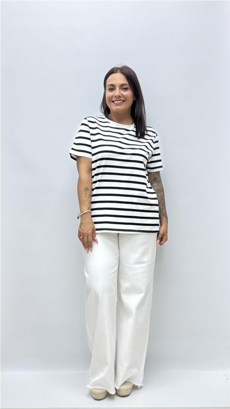 CAMISETA MARINERA NEGRO 2