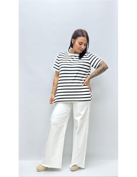 CAMISETA MARINERA NEGRO