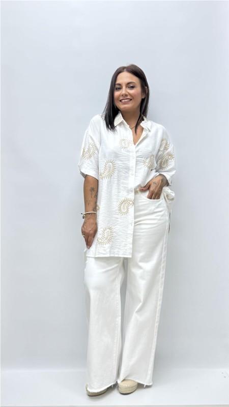 CAMISA ESTELA CAMEL