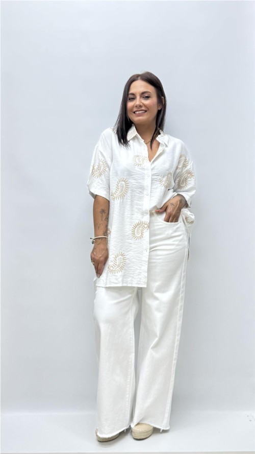CAMISA ESTELA CAMEL