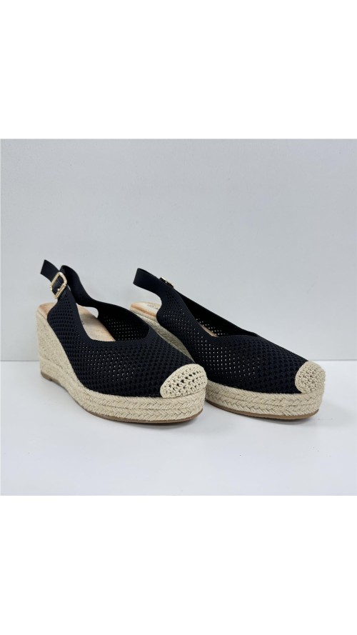 YUTE LONA ELASTICO POR DETRAS NEGRO