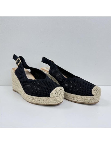 YUTE LONA ELASTICO POR DETRAS NEGRO