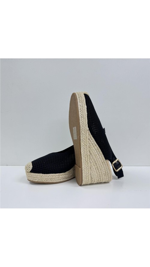 YUTE LONA ELASTICO POR DETRAS NEGRO