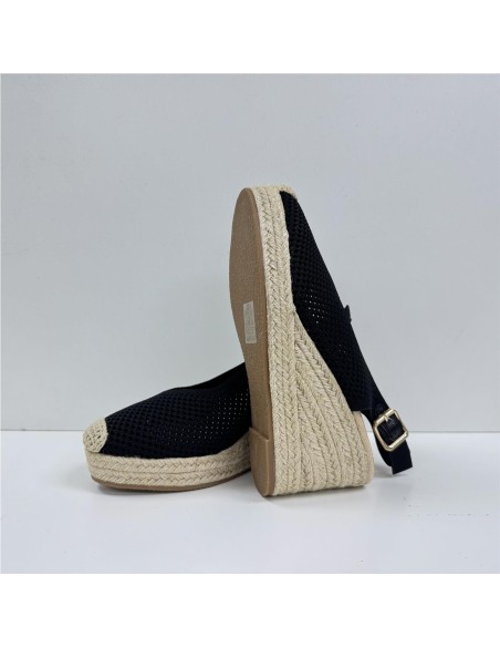 YUTE LONA ELASTICO POR DETRAS NEGRO