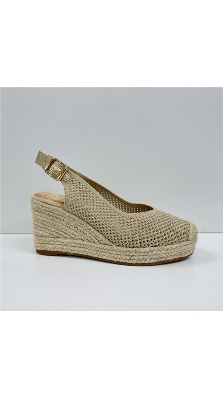 YUTE LONA ELASTICO POR DETRAS ORO