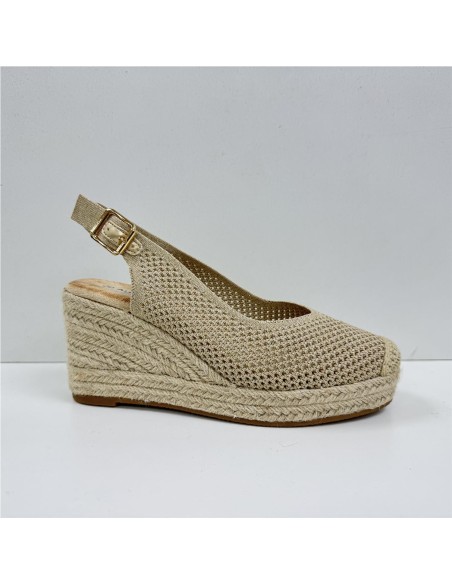 YUTE LONA ELASTICO POR DETRAS ORO