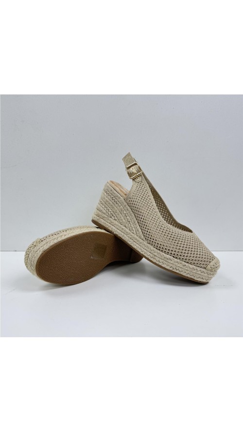 YUTE LONA ELASTICO POR DETRAS ORO
