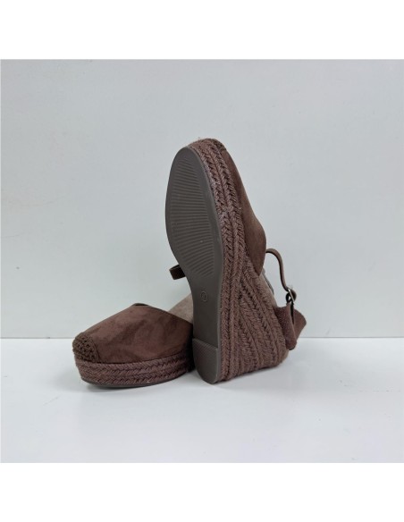 ESPARTO MONOCOLOR MARRON