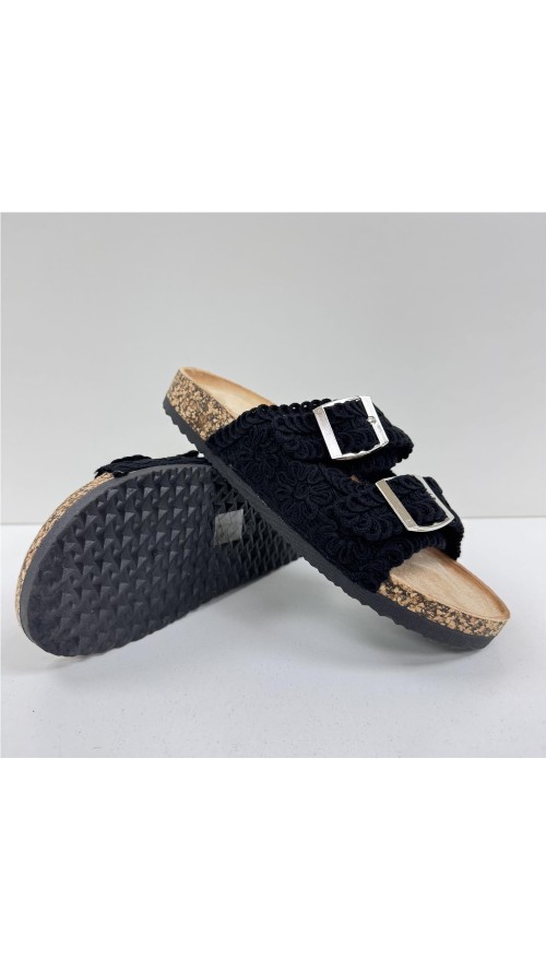 BIO DOS TIRAS CROCHE NEGRO