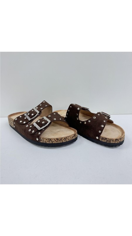 BIO DOS TIRAS TACHAS MARRON 2