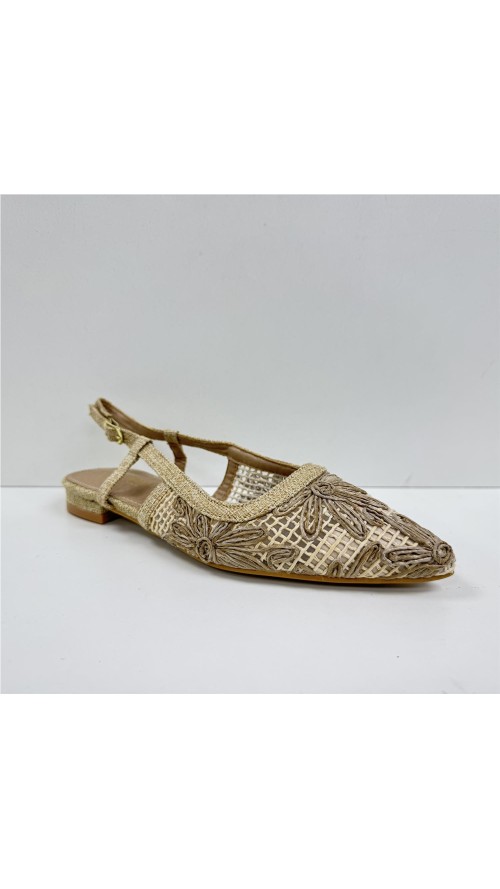 SANDALIA COMBINADA CAMEL
