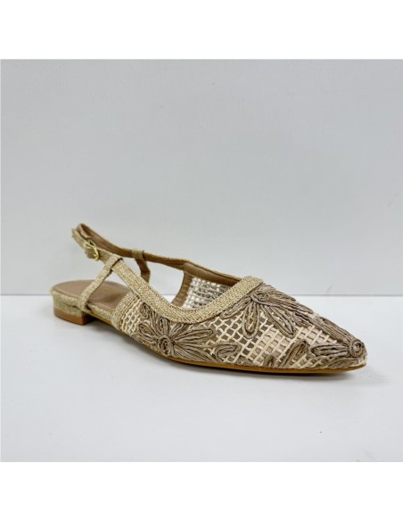 SANDALIA COMBINADA CAMEL