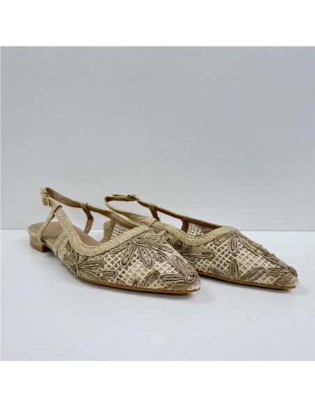 SANDALIA COMBINADA CAMEL
