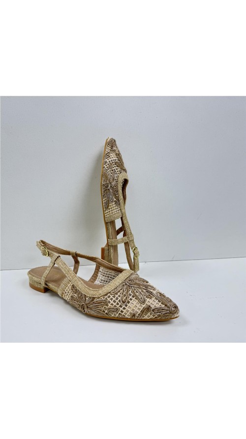 SANDALIA COMBINADA CAMEL