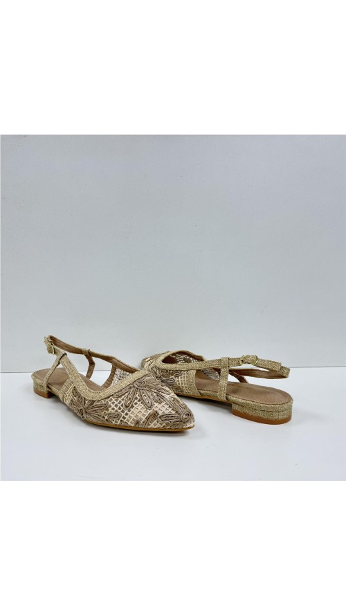SANDALIA COMBINADA CAMEL