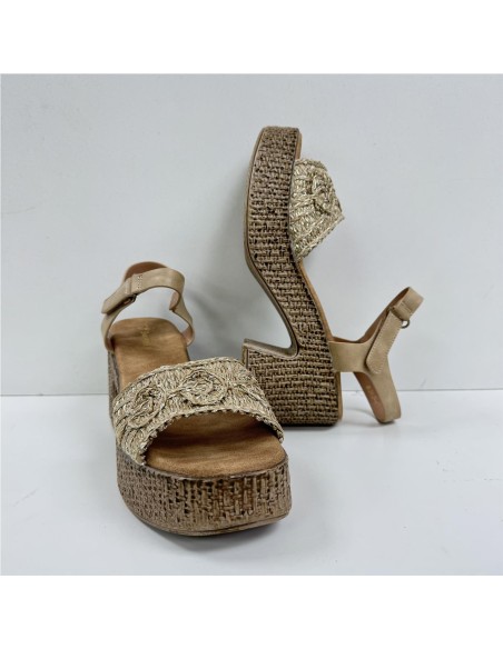 SANDALIA PARA ESPARTO ORO