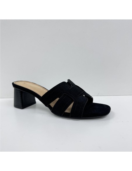 SANDALIA PALA ENTRELAZADA NEGRO