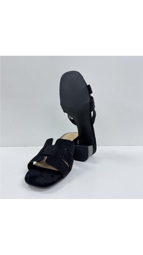 SANDALIA PALA ENTRELAZADA NEGRO