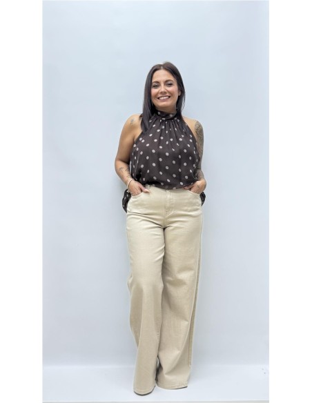 TOP OURENSE MARRON