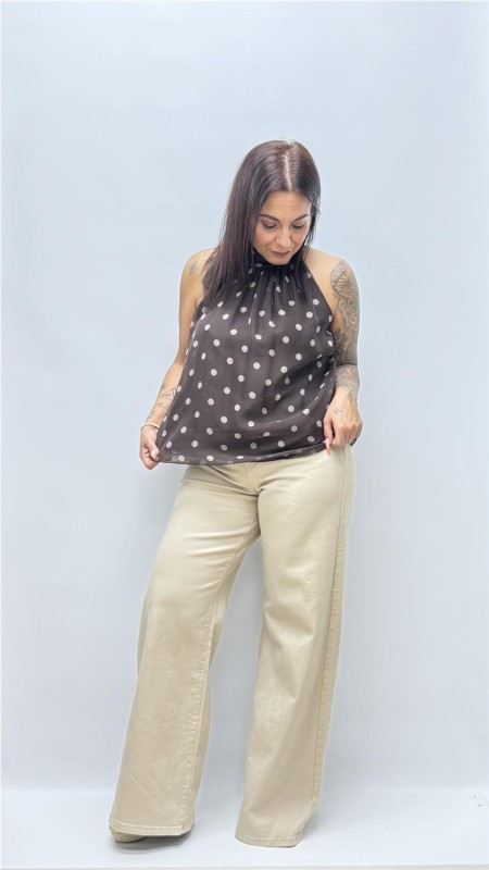 TOP OURENSE MARRON 2