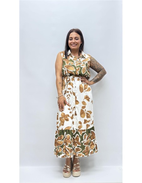 VESTIDO VIGO MARRON
