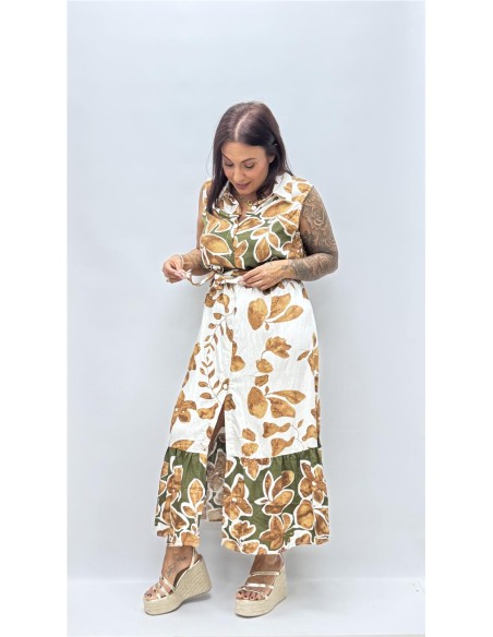 VESTIDO VIGO MARRON