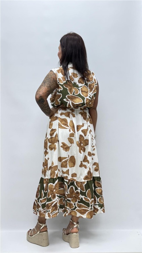VESTIDO VIGO MARRON