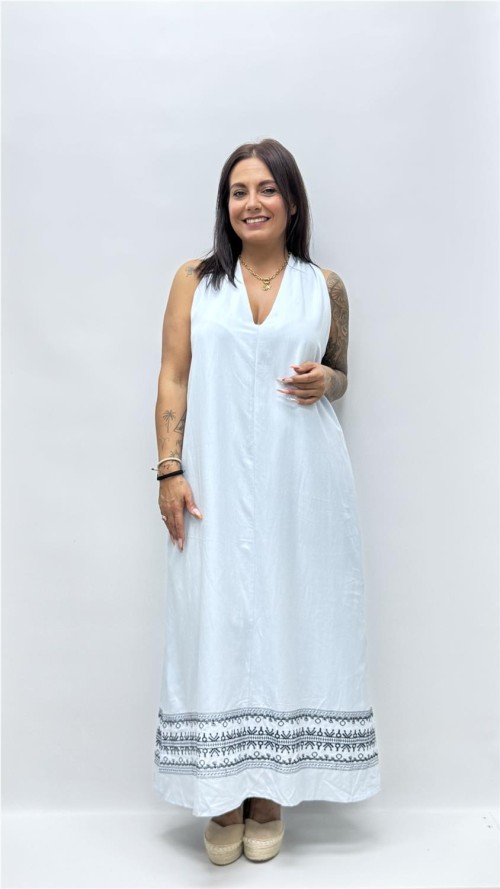 VESTIDO MAYA AZUL