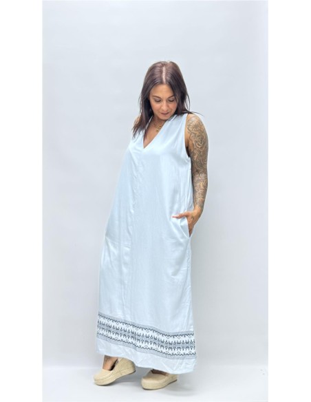 VESTIDO MAYA AZUL