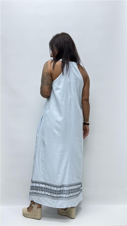 VESTIDO MAYA AZUL