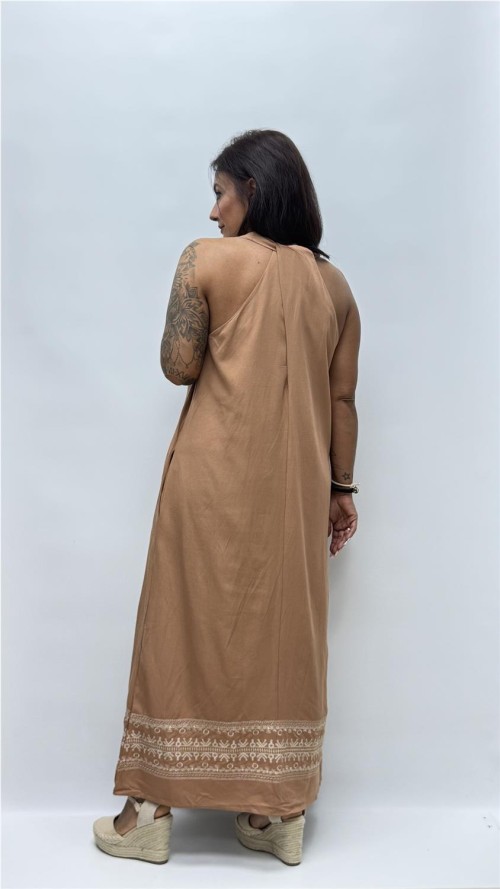 VESTIDO MAYA CAMEL
