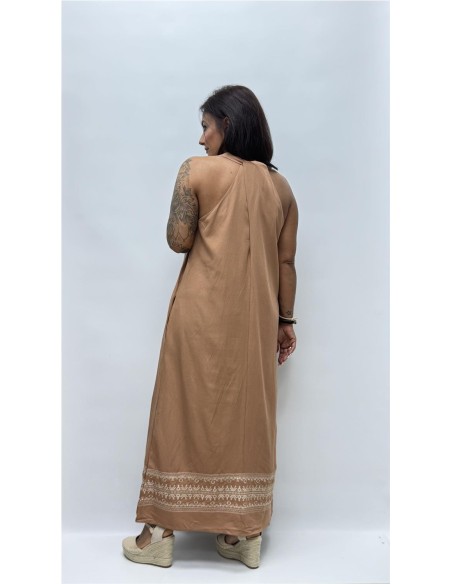 VESTIDO MAYA CAMEL